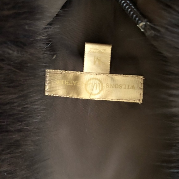 Dark brown puffy and fox fur vest - Picture 2 of 5